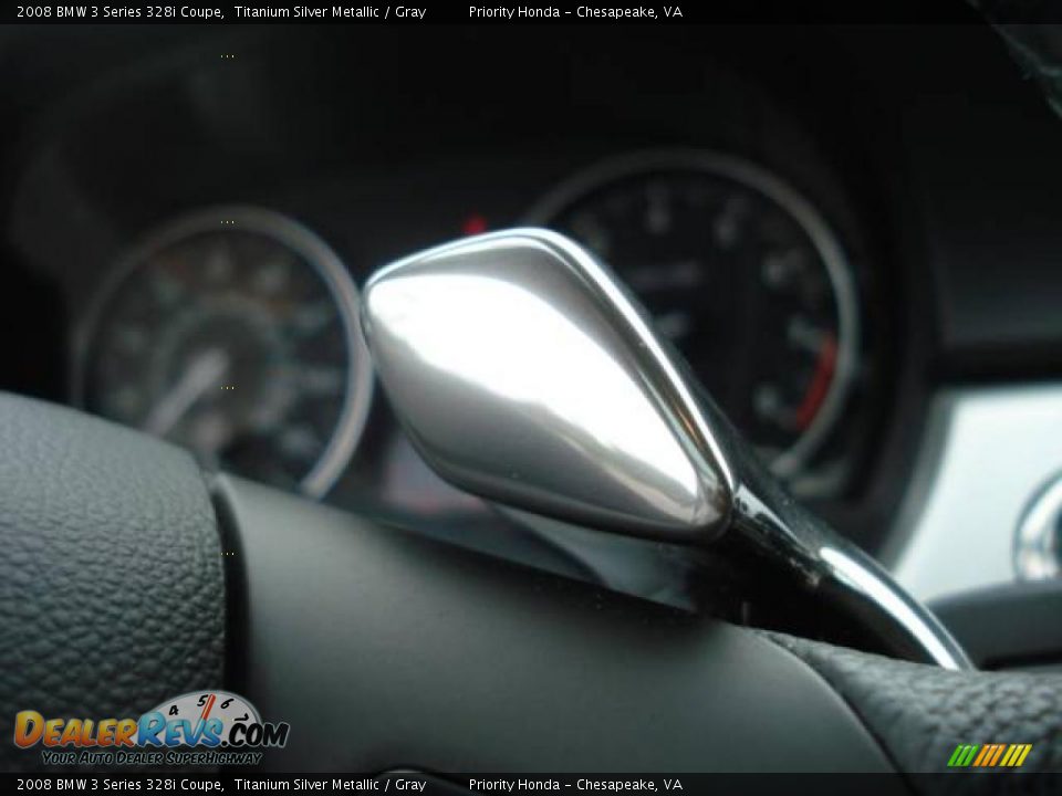 2008 BMW 3 Series 328i Coupe Titanium Silver Metallic / Gray Photo #29
