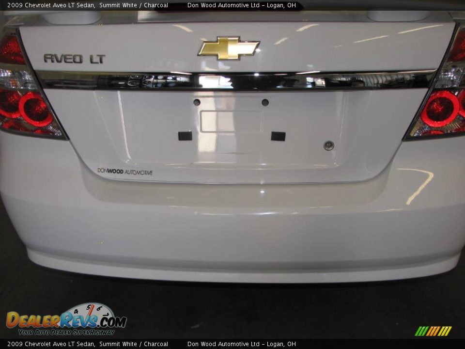 2009 Chevrolet Aveo LT Sedan Summit White / Charcoal Photo #6