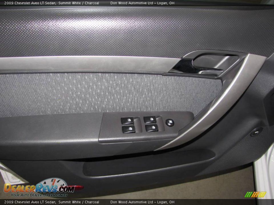 2009 Chevrolet Aveo LT Sedan Summit White / Charcoal Photo #12