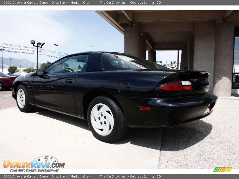 2001 Chevrolet Camaro Coupe Onyx Black / Medium Gray Photo #4