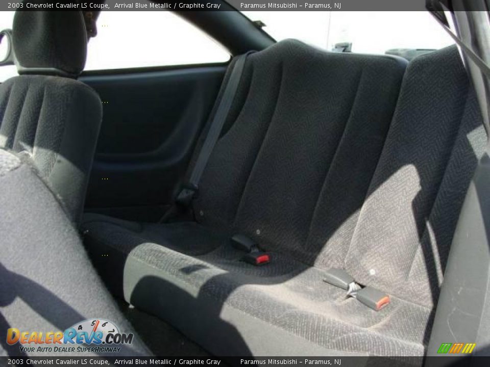 2003 Chevrolet Cavalier LS Coupe Arrival Blue Metallic / Graphite Gray Photo #7