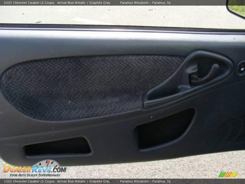 2003 Chevrolet Cavalier LS Coupe Arrival Blue Metallic / Graphite Gray Photo #8