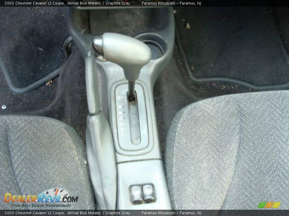 2003 Chevrolet Cavalier LS Coupe Arrival Blue Metallic / Graphite Gray Photo #14