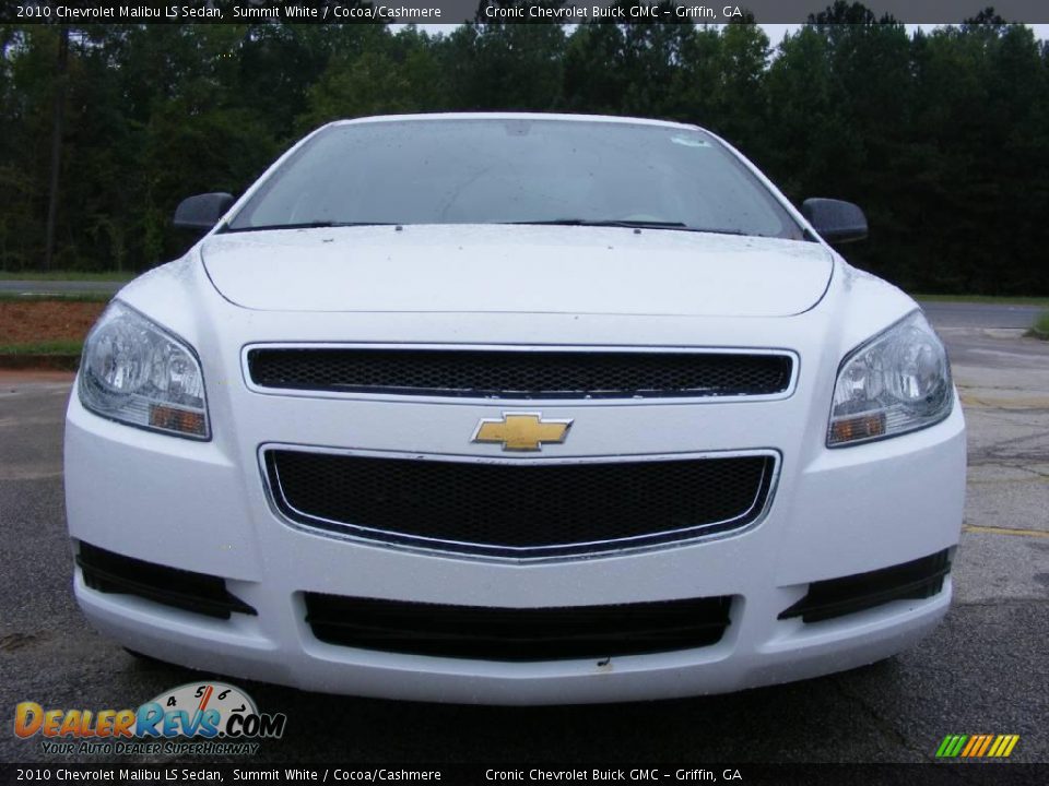 2010 Chevrolet Malibu LS Sedan Summit White / Cocoa/Cashmere Photo #3