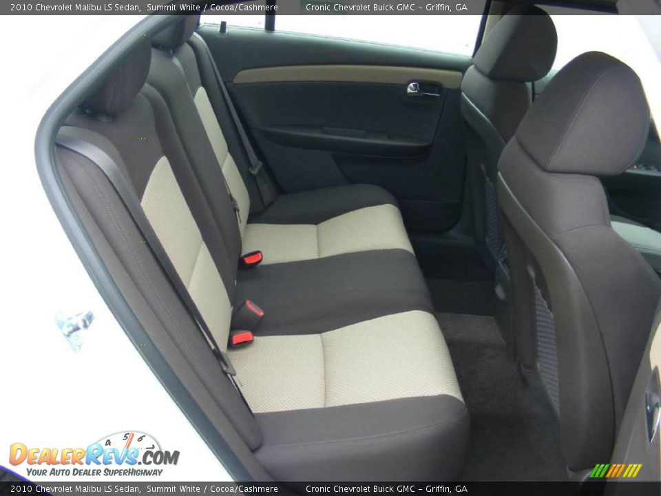 2010 Chevrolet Malibu LS Sedan Summit White / Cocoa/Cashmere Photo #13