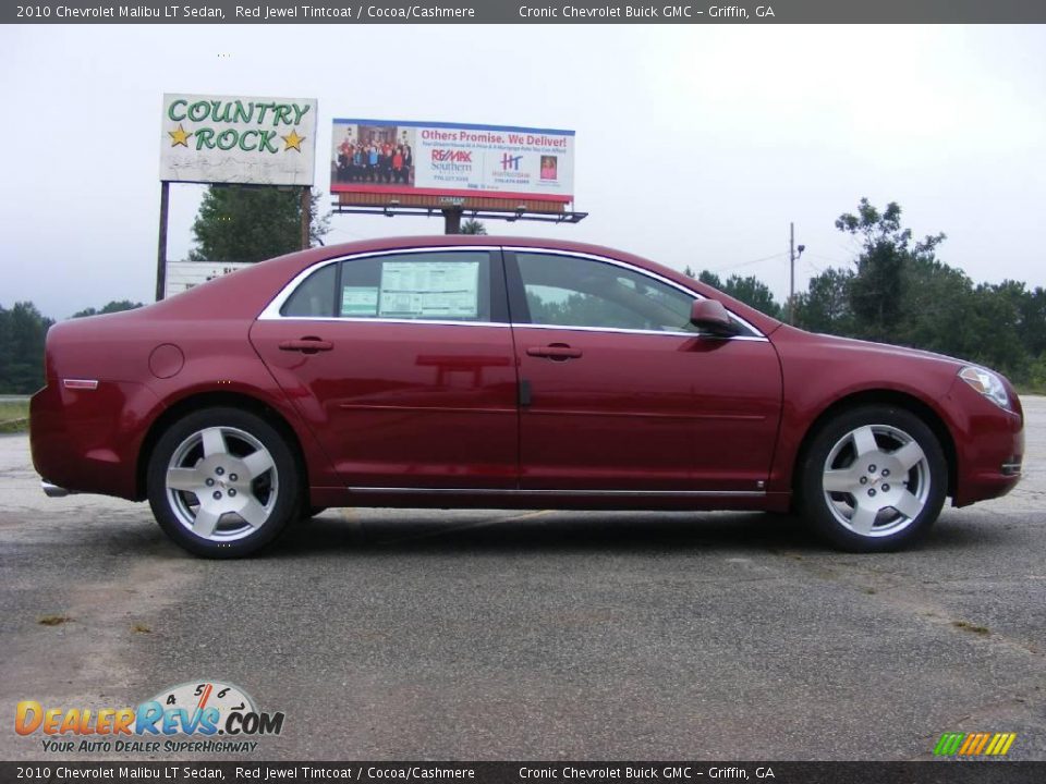 2010 Chevrolet Malibu LT Sedan Red Jewel Tintcoat / Cocoa/Cashmere Photo #5
