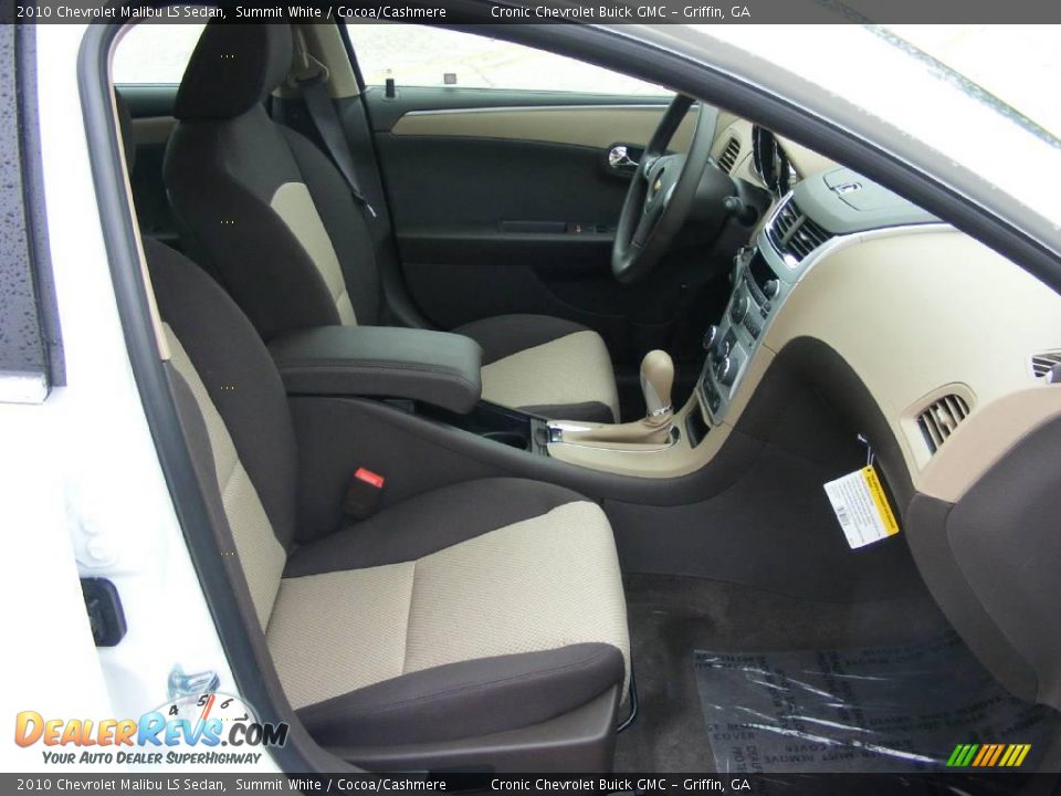 2010 Chevrolet Malibu LS Sedan Summit White / Cocoa/Cashmere Photo #14