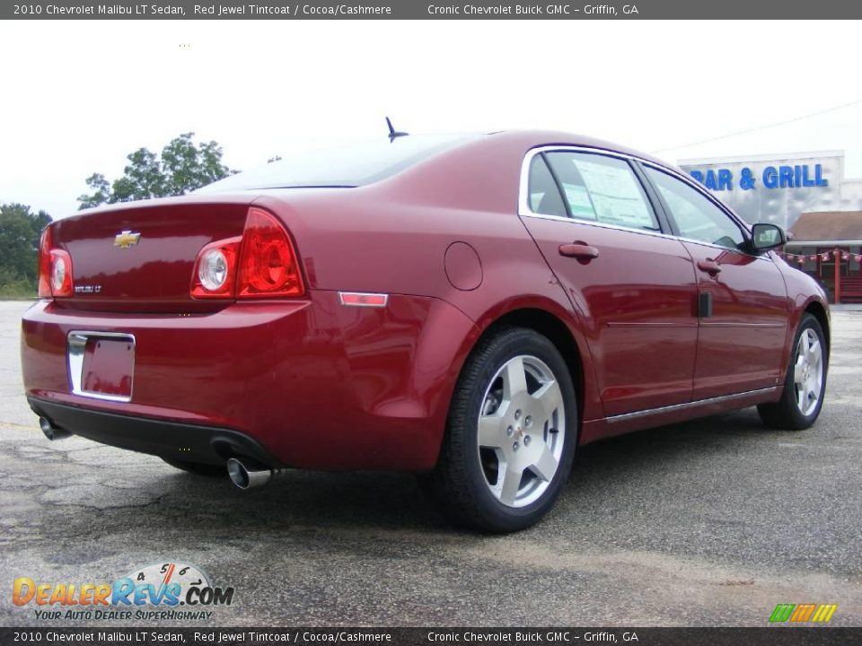 2010 Chevrolet Malibu LT Sedan Red Jewel Tintcoat / Cocoa/Cashmere Photo #6