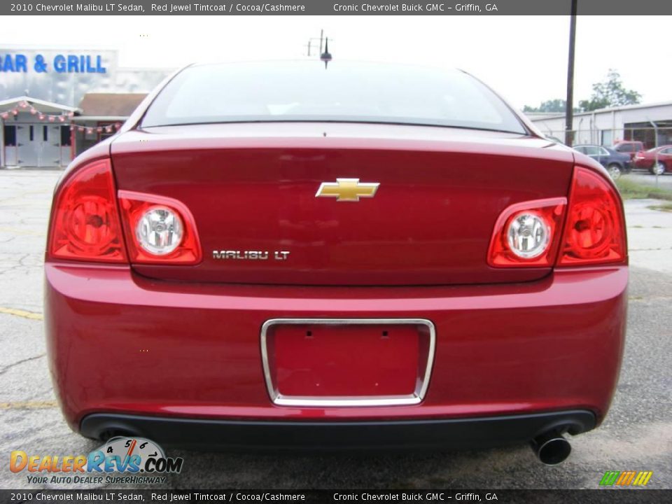 2010 Chevrolet Malibu LT Sedan Red Jewel Tintcoat / Cocoa/Cashmere Photo #7