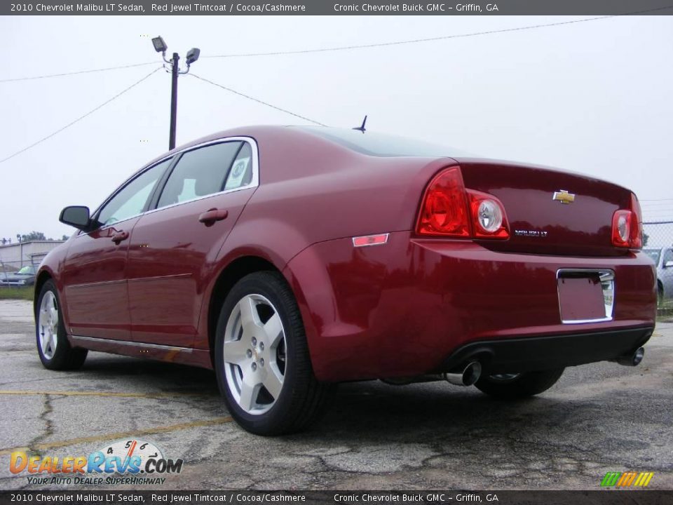 2010 Chevrolet Malibu LT Sedan Red Jewel Tintcoat / Cocoa/Cashmere Photo #8