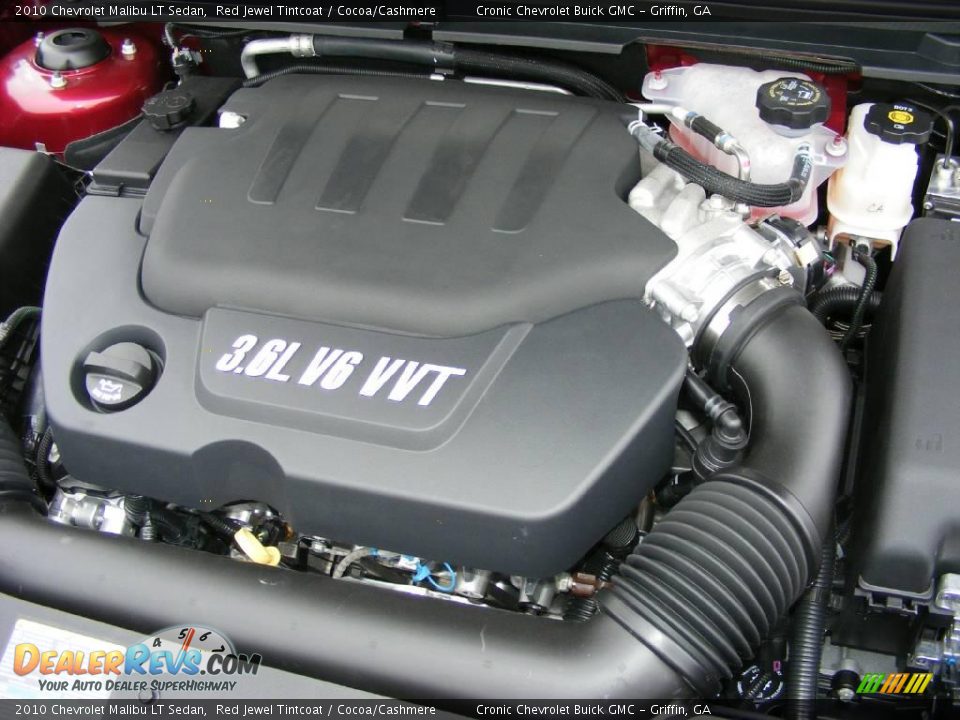 2010 Chevrolet Malibu LT Sedan Red Jewel Tintcoat / Cocoa/Cashmere Photo #10