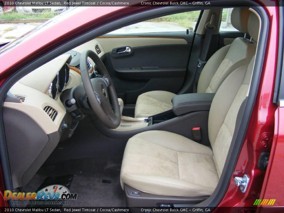 2010 Chevrolet Malibu LT Sedan Red Jewel Tintcoat / Cocoa/Cashmere Photo #11