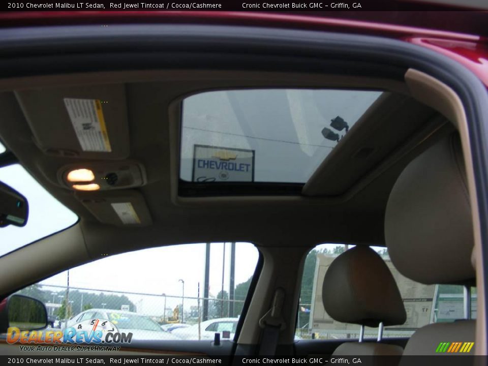 2010 Chevrolet Malibu LT Sedan Red Jewel Tintcoat / Cocoa/Cashmere Photo #17
