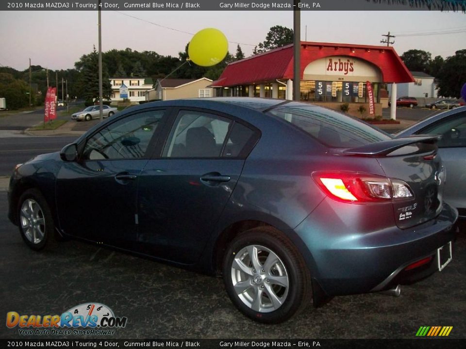 2010 Mazda MAZDA3 i Touring 4 Door Gunmetal Blue Mica / Black Photo #2