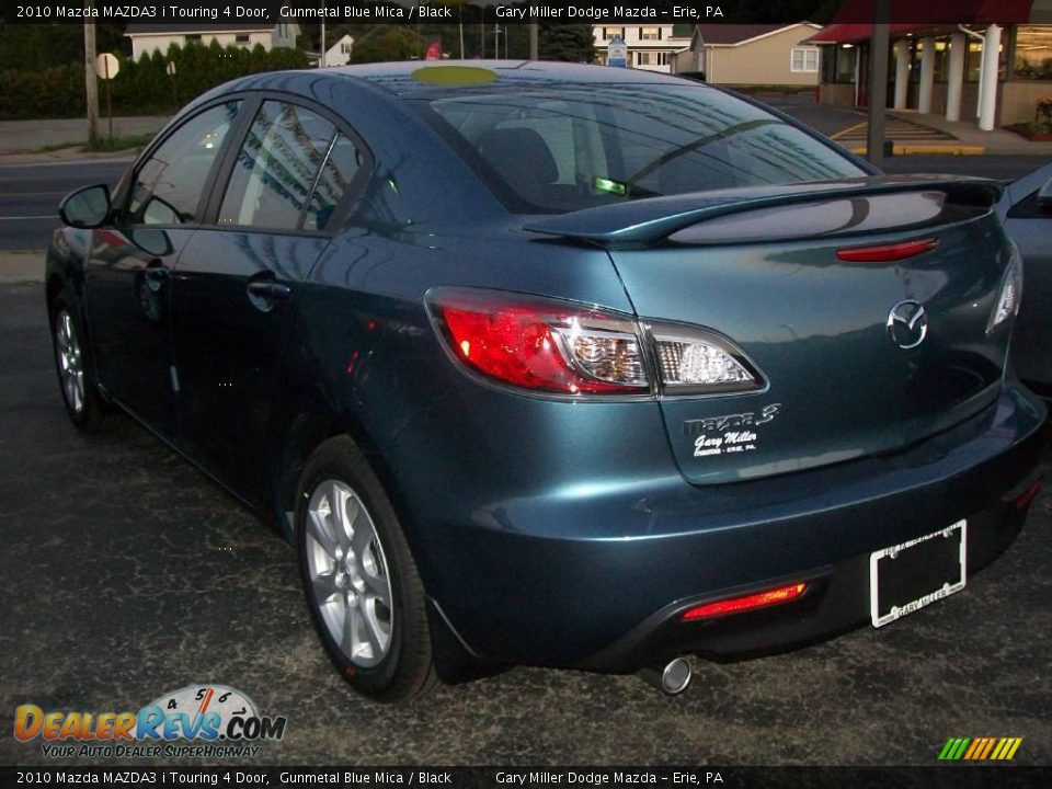 2010 Mazda MAZDA3 i Touring 4 Door Gunmetal Blue Mica / Black Photo #3