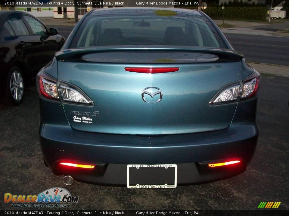 2010 Mazda MAZDA3 i Touring 4 Door Gunmetal Blue Mica / Black Photo #4