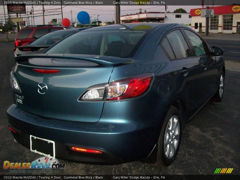 2010 Mazda MAZDA3 i Touring 4 Door Gunmetal Blue Mica / Black Photo #6