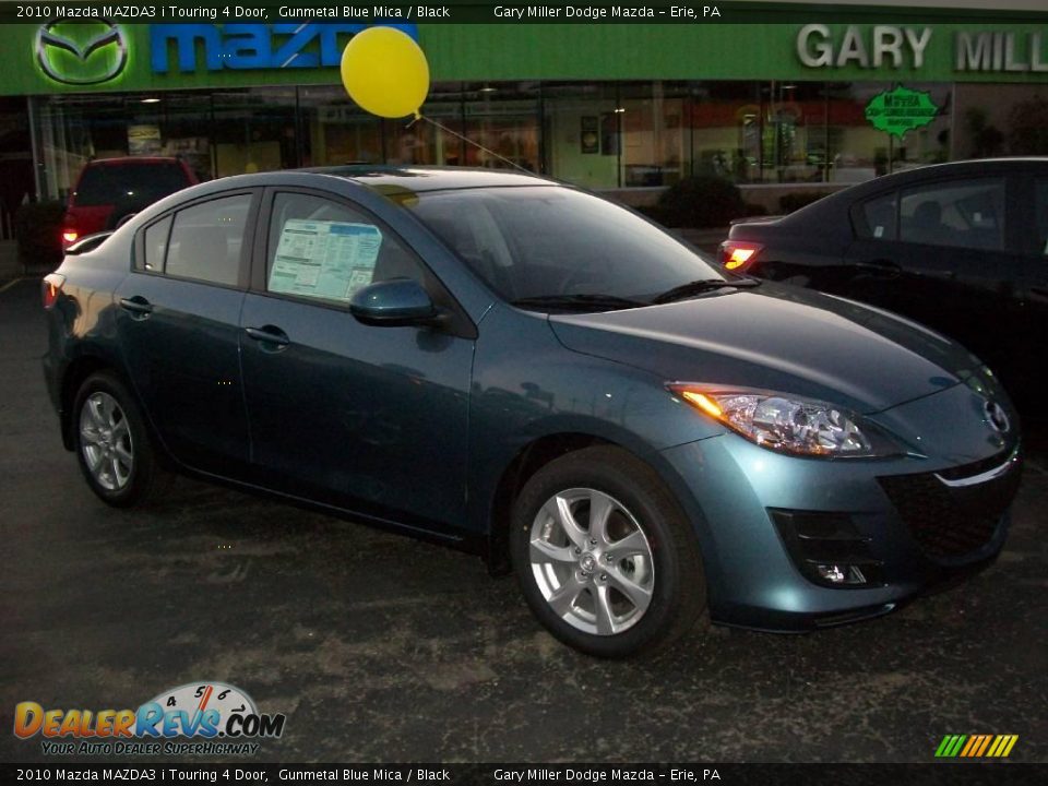 2010 Mazda MAZDA3 i Touring 4 Door Gunmetal Blue Mica / Black Photo #7