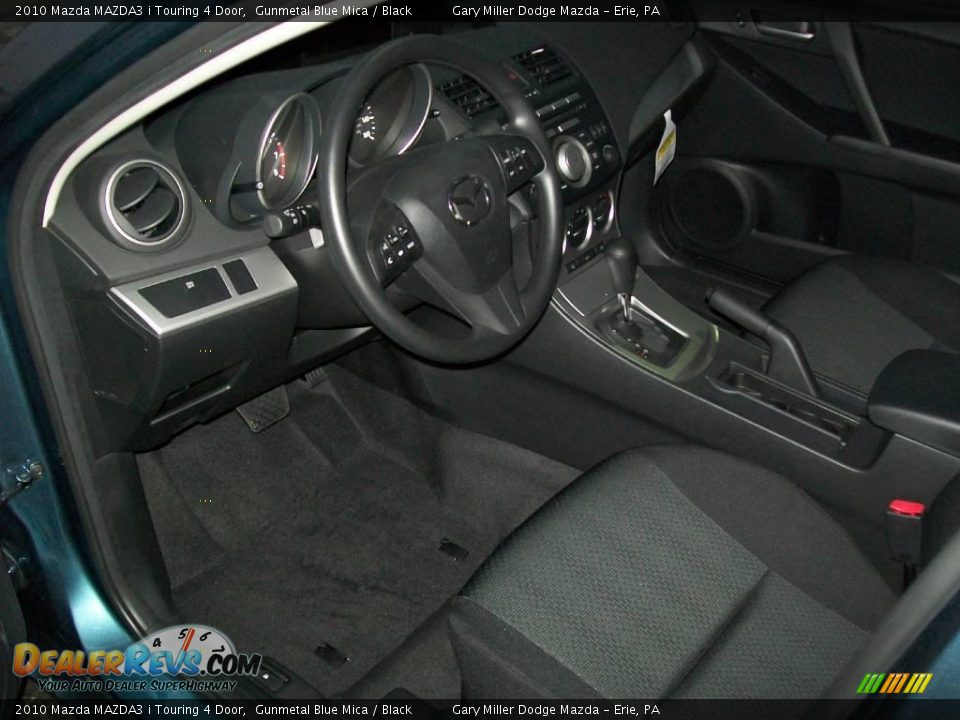 2010 Mazda MAZDA3 i Touring 4 Door Gunmetal Blue Mica / Black Photo #11