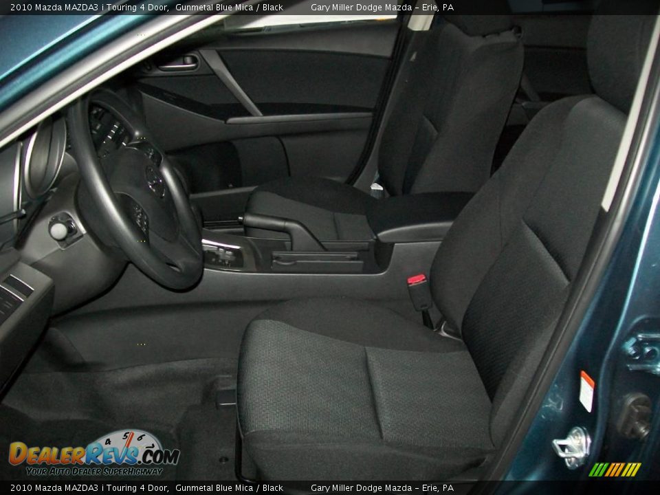 2010 Mazda MAZDA3 i Touring 4 Door Gunmetal Blue Mica / Black Photo #12