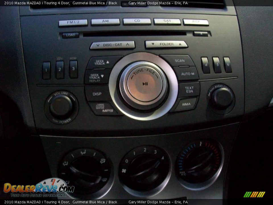 2010 Mazda MAZDA3 i Touring 4 Door Gunmetal Blue Mica / Black Photo #14
