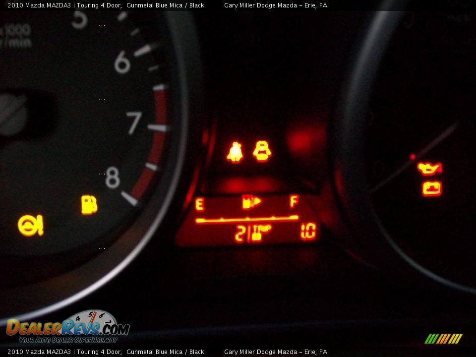 2010 Mazda MAZDA3 i Touring 4 Door Gunmetal Blue Mica / Black Photo #15