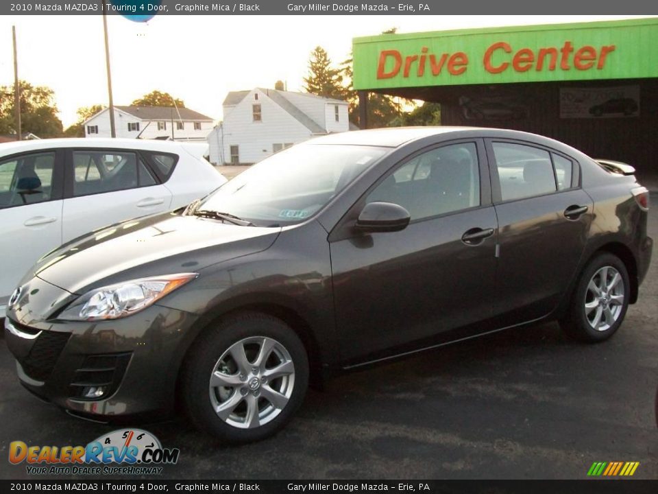 2010 Mazda MAZDA3 i Touring 4 Door Graphite Mica / Black Photo #2