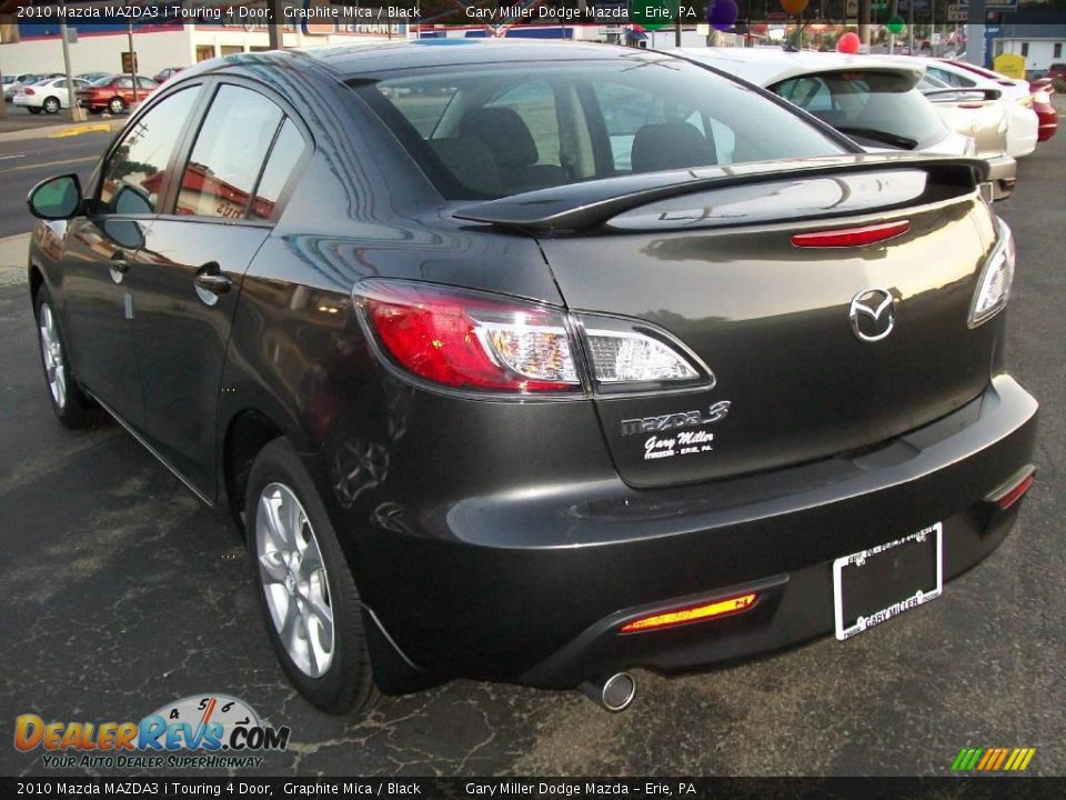 2010 Mazda MAZDA3 i Touring 4 Door Graphite Mica / Black Photo #3