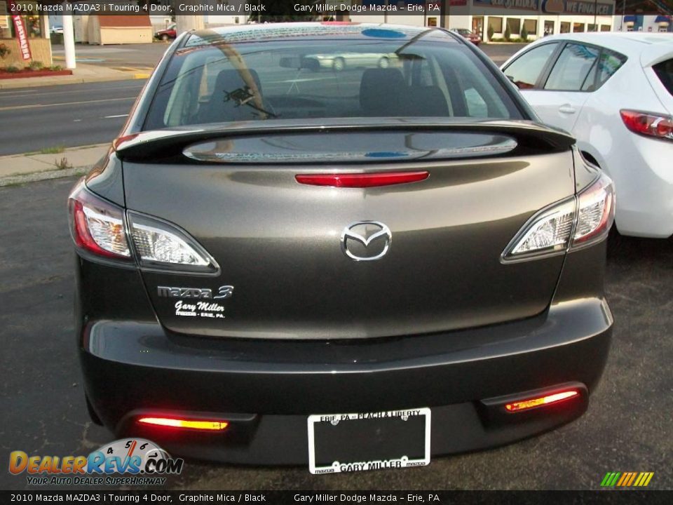 2010 Mazda MAZDA3 i Touring 4 Door Graphite Mica / Black Photo #4