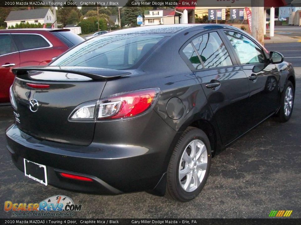 2010 Mazda MAZDA3 i Touring 4 Door Graphite Mica / Black Photo #6