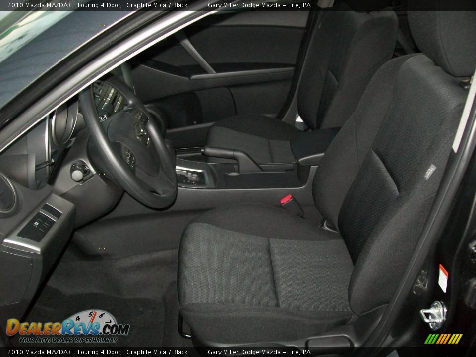 2010 Mazda MAZDA3 i Touring 4 Door Graphite Mica / Black Photo #12