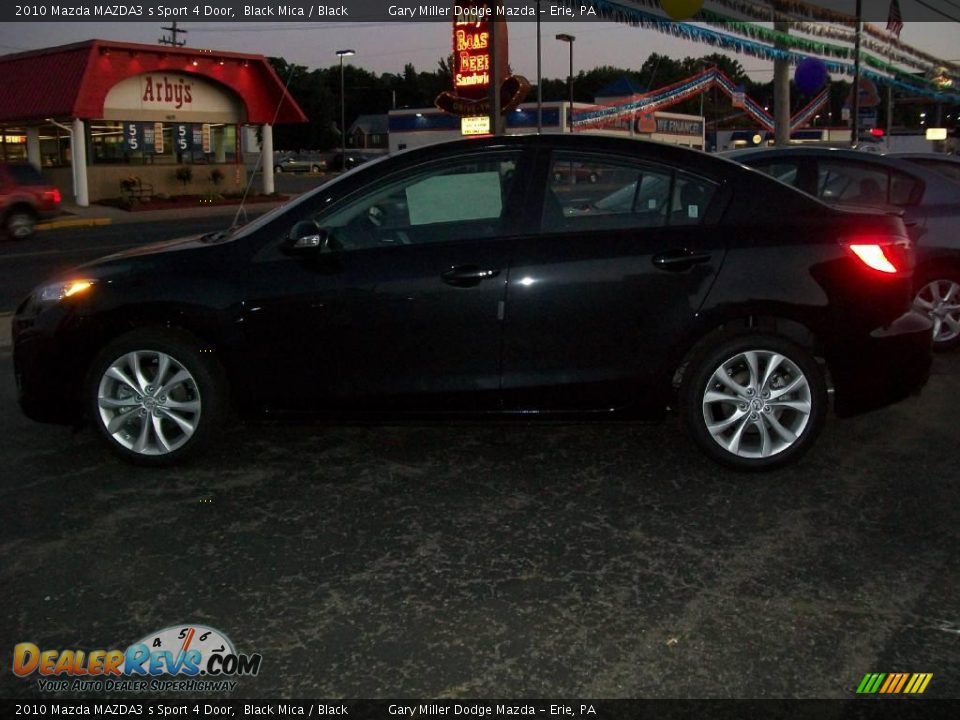 2010 Mazda MAZDA3 s Sport 4 Door Black Mica / Black Photo #2