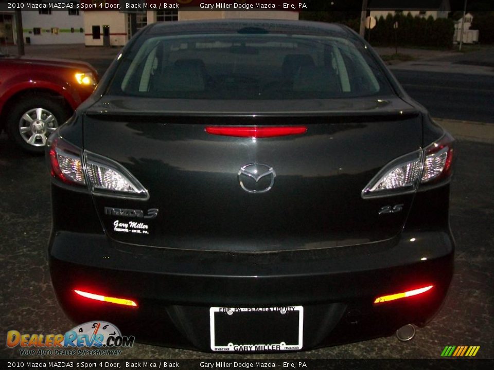 2010 Mazda MAZDA3 s Sport 4 Door Black Mica / Black Photo #4