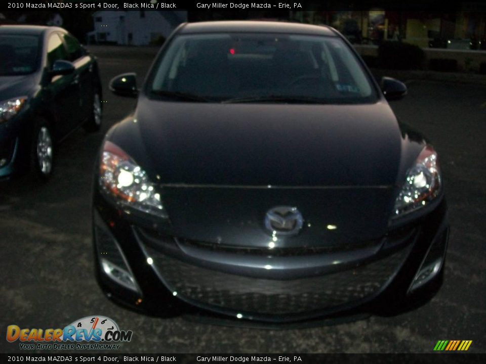 2010 Mazda MAZDA3 s Sport 4 Door Black Mica / Black Photo #8