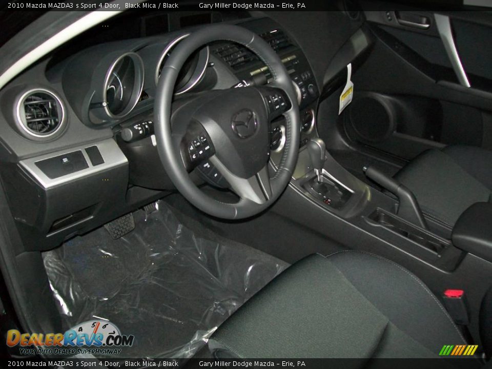 2010 Mazda MAZDA3 s Sport 4 Door Black Mica / Black Photo #11