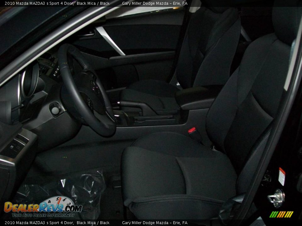2010 Mazda MAZDA3 s Sport 4 Door Black Mica / Black Photo #12