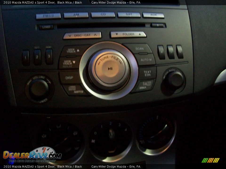 2010 Mazda MAZDA3 s Sport 4 Door Black Mica / Black Photo #14