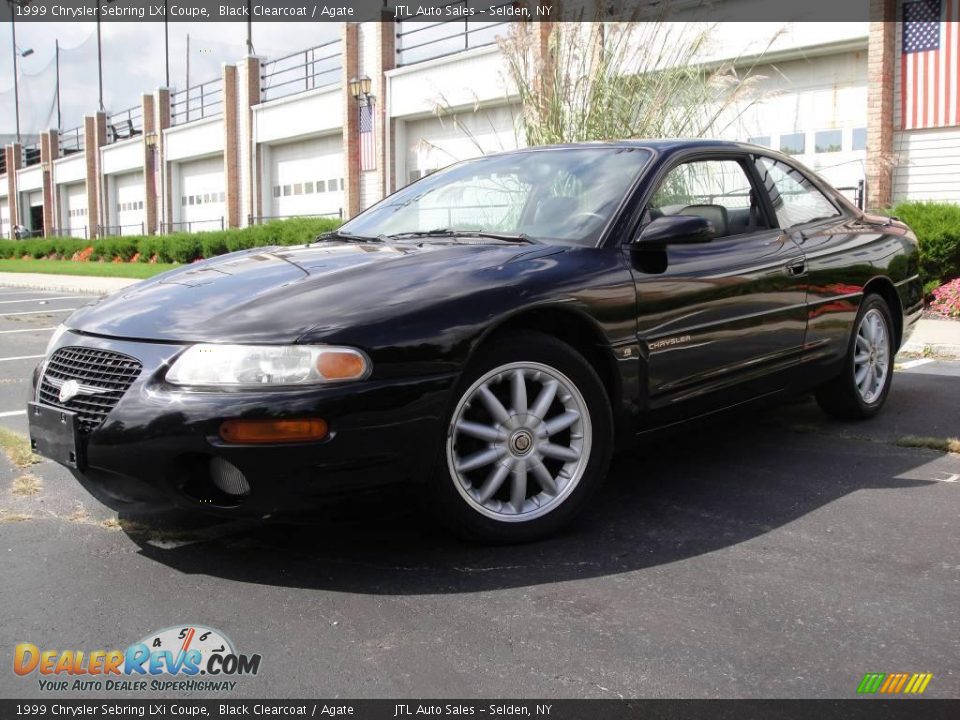 1999 Chrysler Sebring LXi Coupe Black Clearcoat / Agate Photo #1