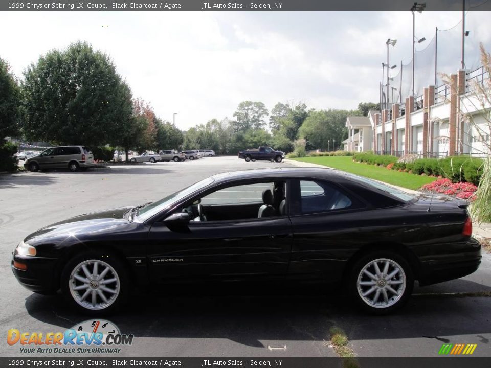 1999 Chrysler Sebring LXi Coupe Black Clearcoat / Agate Photo #3