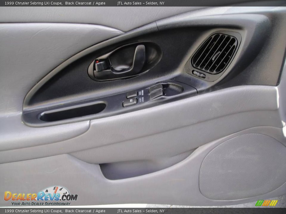 1999 Chrysler Sebring LXi Coupe Black Clearcoat / Agate Photo #8