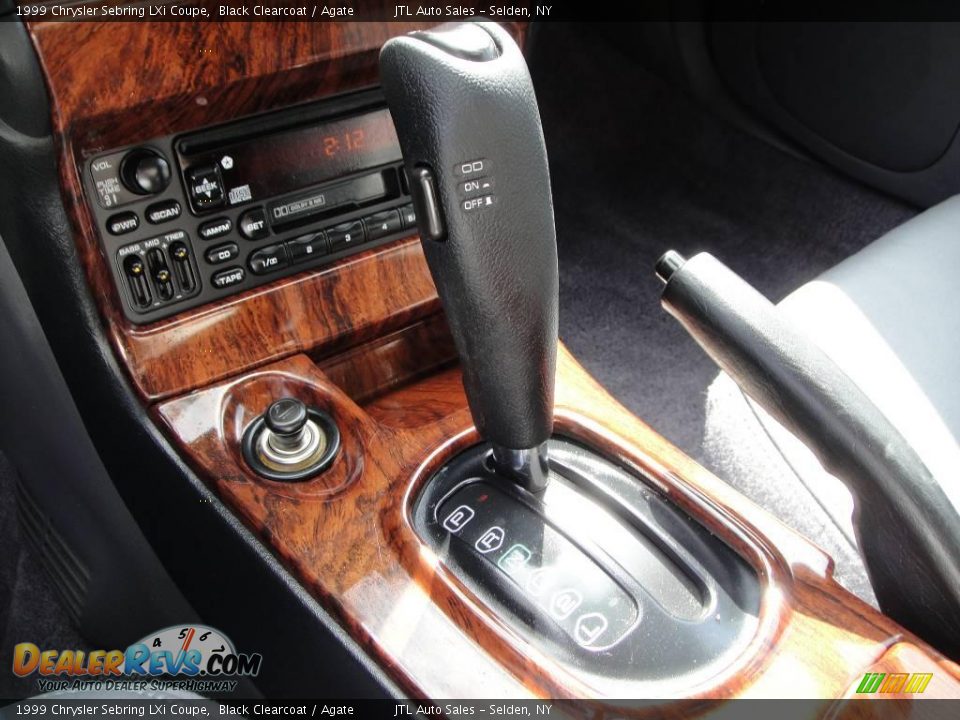 1999 Chrysler Sebring LXi Coupe Black Clearcoat / Agate Photo #14