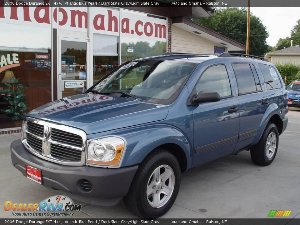 2006 Dodge Durango SXT 4x4 Atlantic Blue Pearl / Dark Slate Gray/Light Slate Gray Photo #3