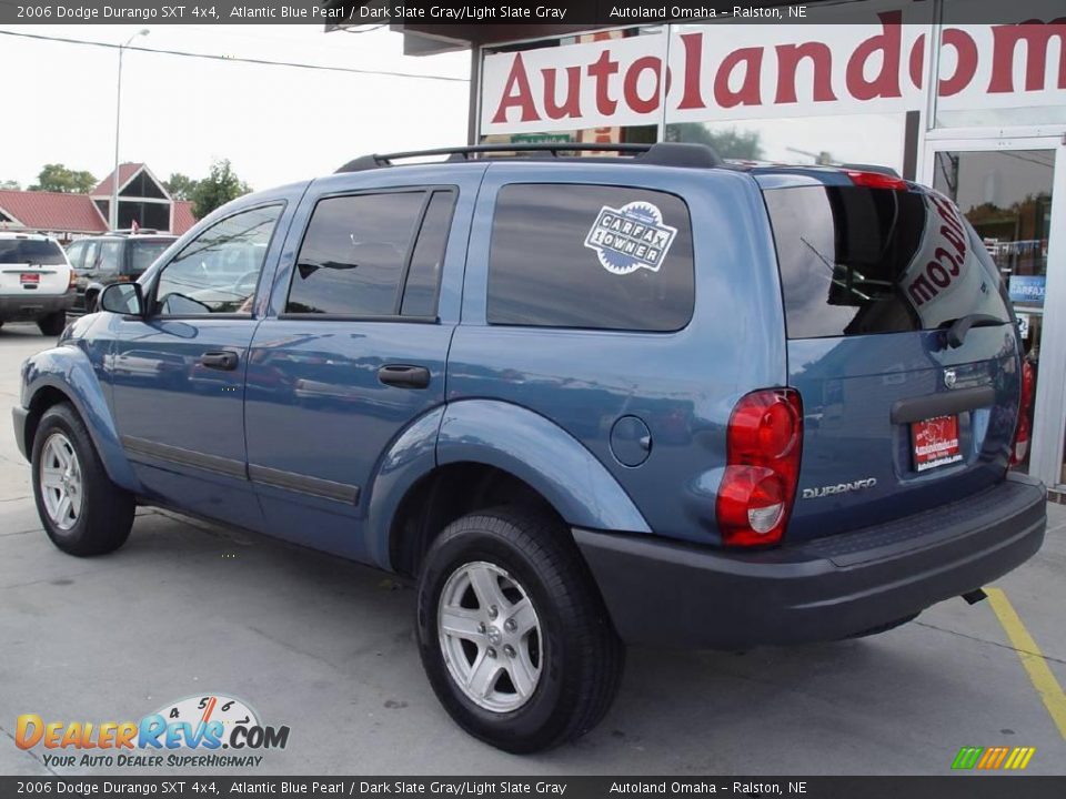 2006 Dodge Durango SXT 4x4 Atlantic Blue Pearl / Dark Slate Gray/Light Slate Gray Photo #4