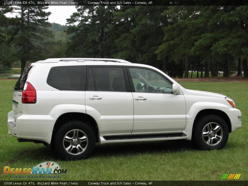 2008 Lexus GX 470 Blizzard White Pearl / Ivory Photo #4