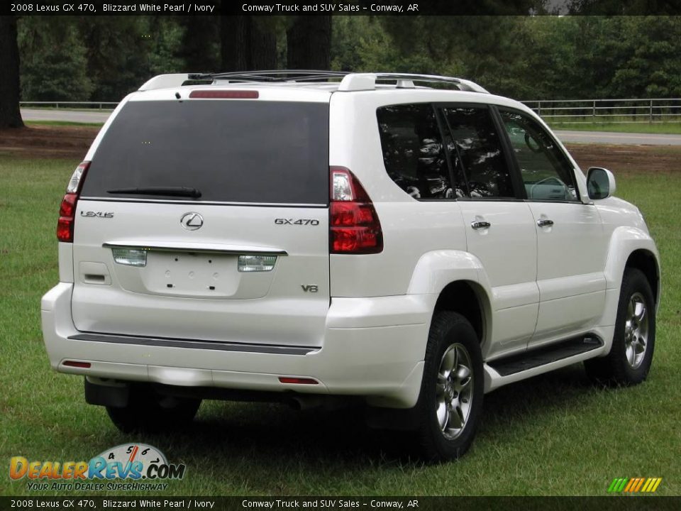 2008 Lexus GX 470 Blizzard White Pearl / Ivory Photo #5