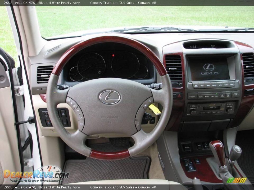 2008 Lexus GX 470 Blizzard White Pearl / Ivory Photo #9