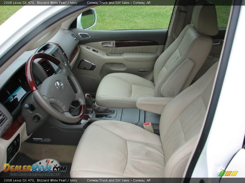 2008 Lexus GX 470 Blizzard White Pearl / Ivory Photo #10