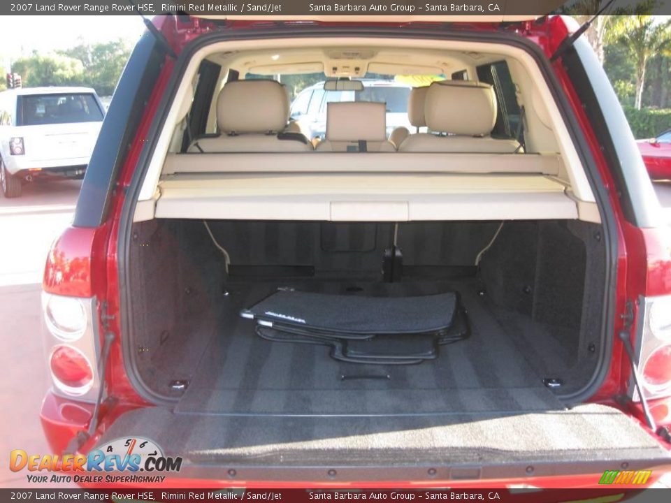 2007 Land Rover Range Rover HSE Rimini Red Metallic / Sand/Jet Photo #8