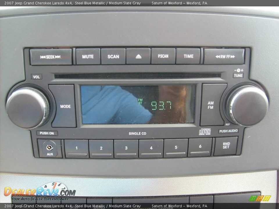 2007 Jeep Grand Cherokee Laredo 4x4 Steel Blue Metallic / Medium Slate Gray Photo #19