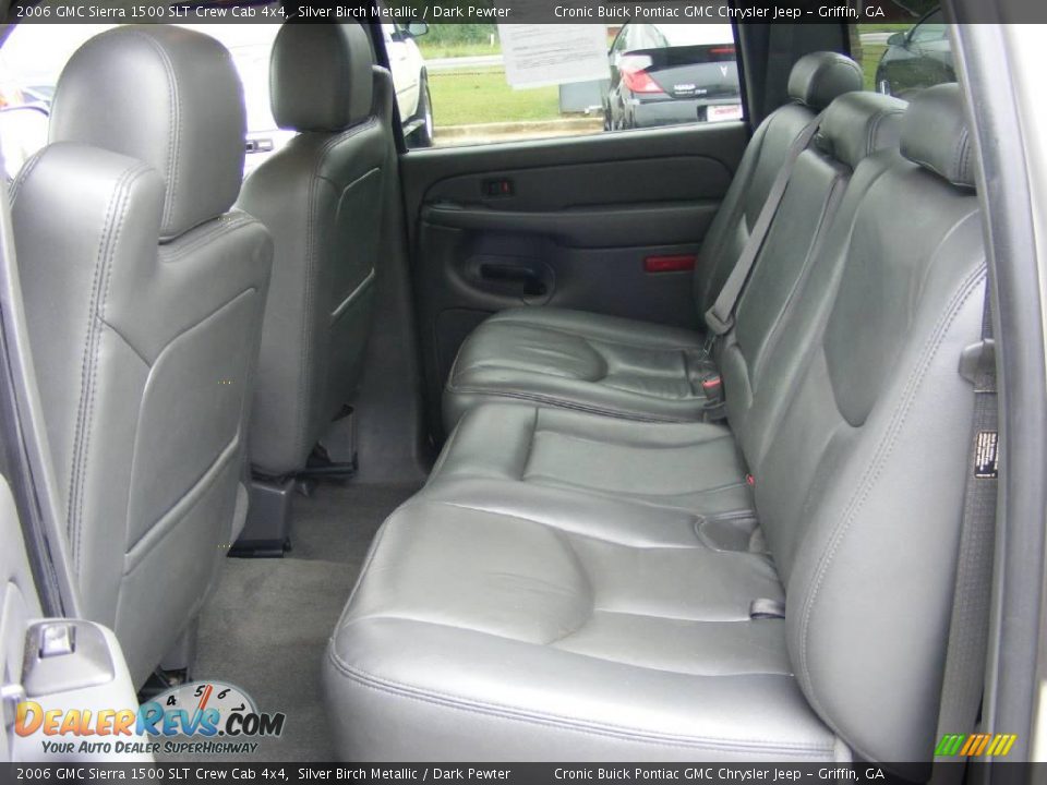 2006 GMC Sierra 1500 SLT Crew Cab 4x4 Silver Birch Metallic / Dark Pewter Photo #15